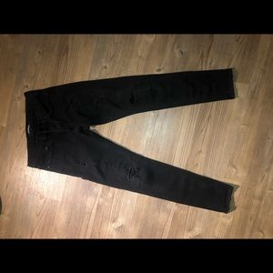 Express slim black jeans